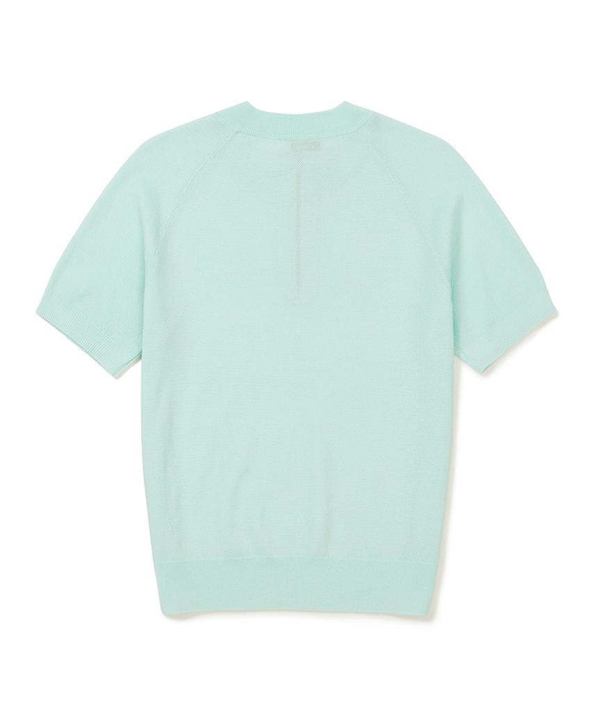CLOVE [23Ss Clove] Half Zip-Up Knit (Mint)