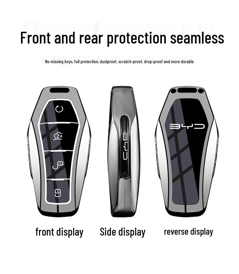 BYD Han DMi Key Case Compatible with Tang Yuan, EV, Song Pro, Qin Plus, Seagull L, Dolphin.