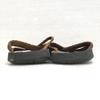 ZEUS Ledersandalen 41 25.5-26.5 braun flach Italien(GEBRAUCHT)