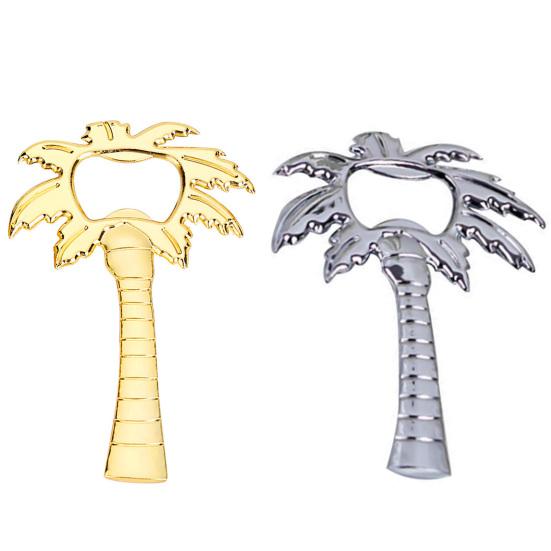 Wonderful Creative Comfortable To Grip Coconut Tree Shape Small Gift Alloy Beer Bottle Opener for Wedding Beer Cap Opener