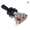 1Pc 3 Way Short Straight Guitar Toggle Switch Pickup Selector With Brass Hat For Electric Guitars Pickups Switch Control Parts