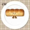 Skin-friendly Pencil Bag Cute Bread Case, Plush Large Capacity Pen Pouch, Case Soft Shaped Stationery for High School Students Fun Storage