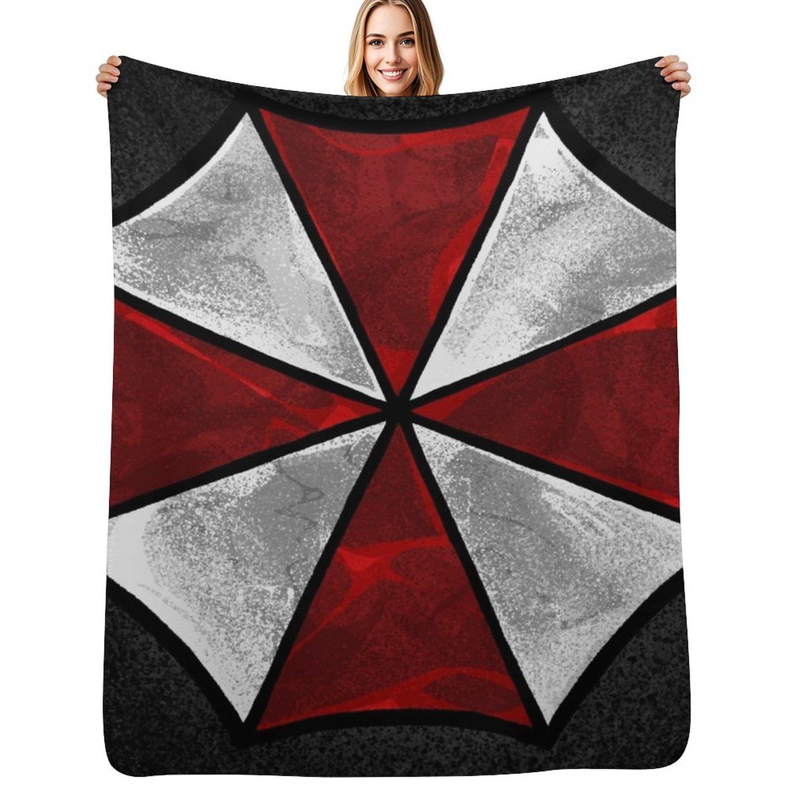 Umbrella Corporation Throw Blanket Soft Comfort Blanket for Reading Watching TV Size: 75*100cm, Weight: 230 GSM