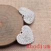 Big Heart Shaped Charms Pendant For Bracelet Necklace Jewelry Making Craft Findings