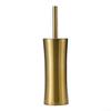 Gold Stainless Steel Toilet Brush Set with Holder Bathroom Cleaning Kit