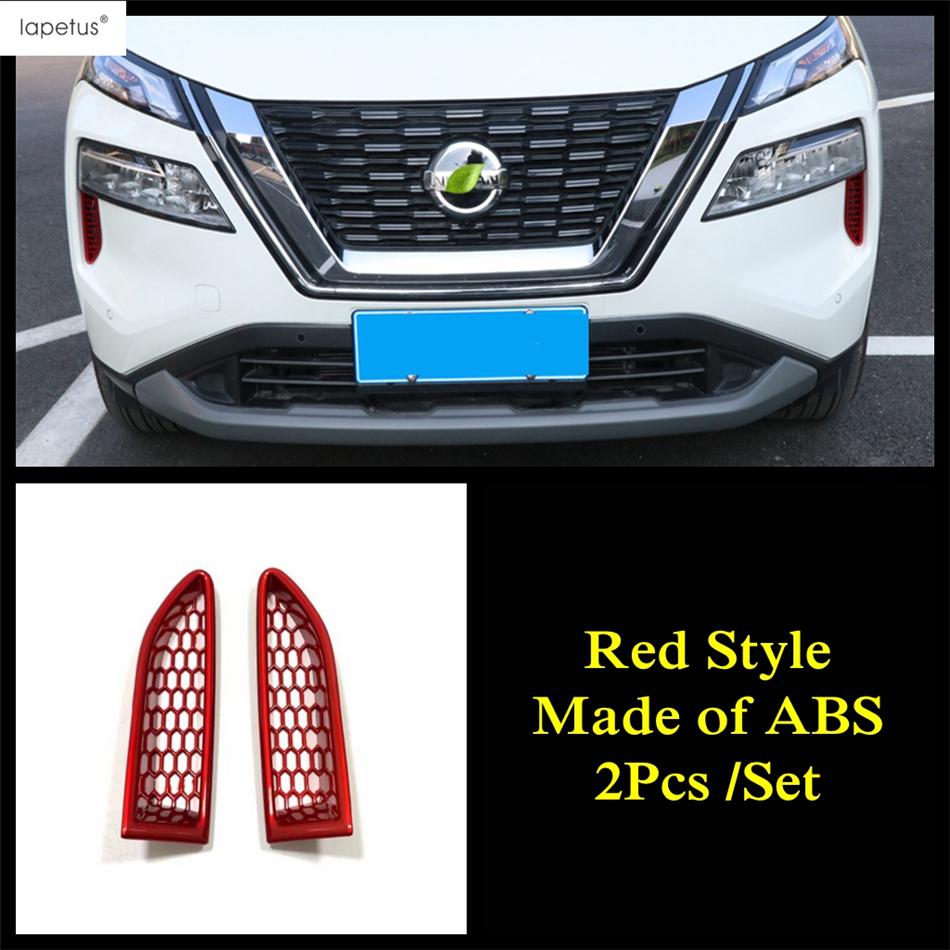 

Red Front Rear Bumper Fog Light Lamp Eyebbrow Frame Cover Trim Accessories For Nissan X-Trail X Trail / Rogue T33 - 2025 Front Fog Light