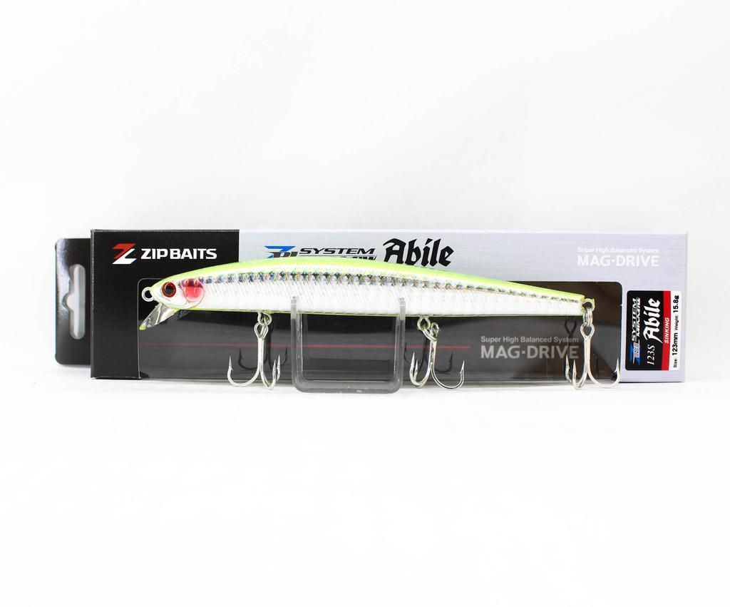 ZipBaits ZBL System Minnow 123S Abile sinkender Köder 658 (6020)