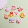 100Pcs/Lot Random Mixed Slime Charms Bear Rabbit Girl Head Shoes Butterfly Cherry Envelop Cabochons for Scrapbooking Crafts DIY