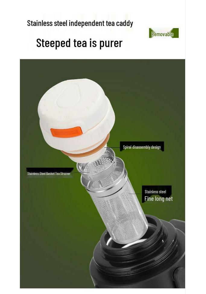 Large Capacity 304 Stainless Steel Insulated Thermos Cup for Travel and Home