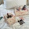 NS Fabric Storage Basket Desktop Snack and Miscellaneous Storage Basket Large Capacity Makeup and Skincare Product Sorting Bag