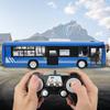 Blue Remote Control Bus 2.4GHz Electric with Simulation Sound Light 1:20 Scale RC Car Model Toy