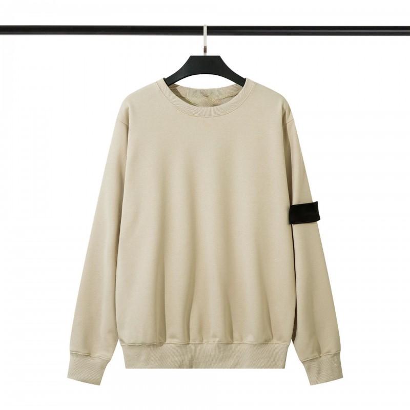 Basic Plain Hooded Sweatshirt Men Women 360g Cotton Loose Fit Casual Streetwear