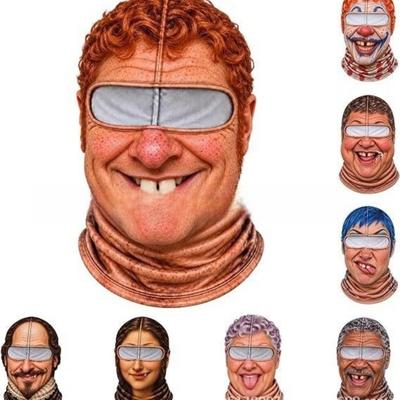 Windproof Design Face Neck Gaiter Dralon Material Winter Windproof Mask  For Skiing