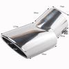 FOR 2017- 2018   HONDA CR-V CRV Auto Car Exhaust Rear Tail Pipe Tip Muffler Trim Stainless Steel Parts Accessories