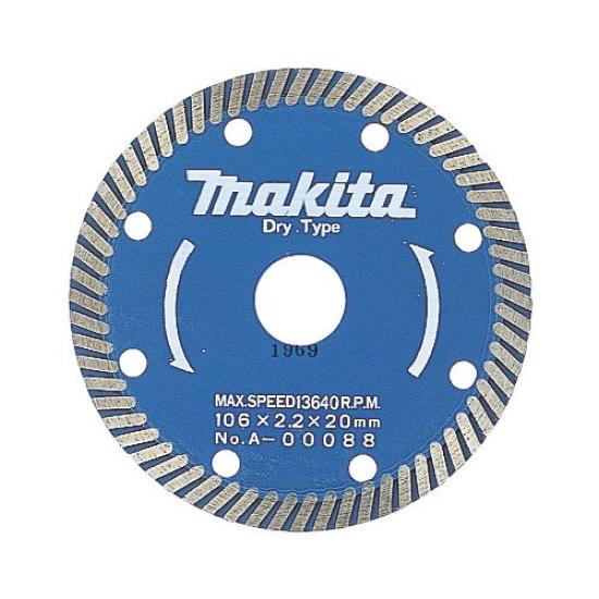 Makita Diamond 106mm Outer Wavy Wheel, Diameter, Type, A-00088