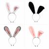 Faux-Fiber Cottontail Ear Headband Cosplay Soft Fiber