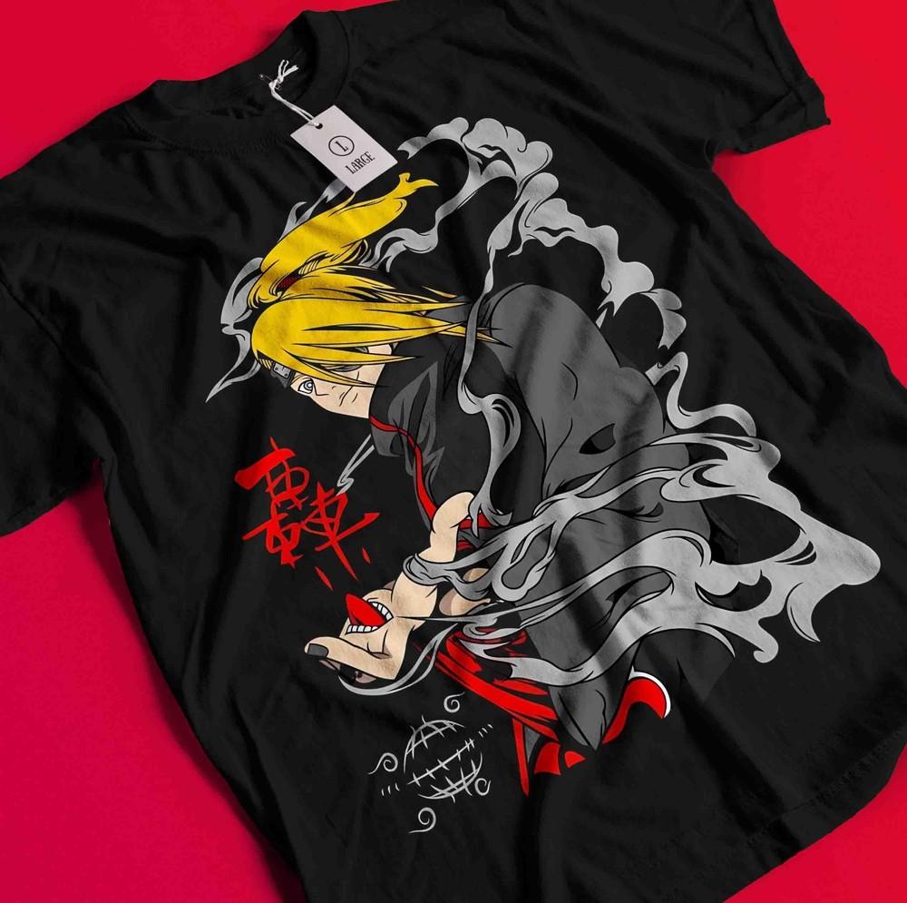 

Deidara Tshirt Itachi T-Shirt Naruto Shirt Madara Kakashi Sasori Anime Akatsuki BB1206 XL