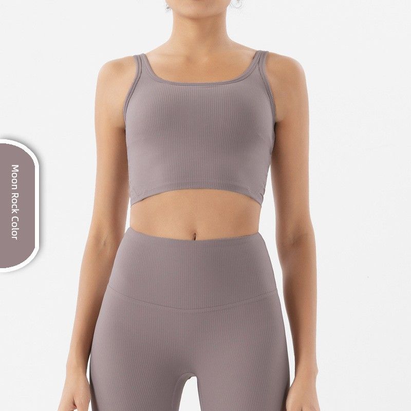 Yoga Thread Skin-Friendly Nude Feel Vest Sports Bra