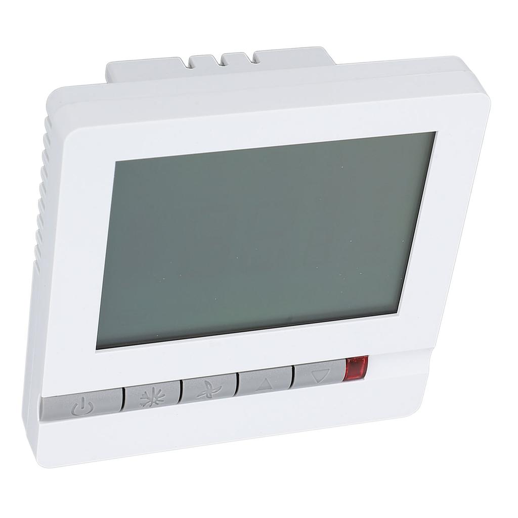 DC Brushless Fan Thermostat with LCD Screen Digital Smart Room Thermostat for Room Heating with Adju