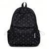 Student's Large Capacity Schoolbag Women's Little Star Print Backpack