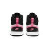 (PS) Nike Court Borough Mid 2 'Nero Bianco Rosa' Bambini CD7783-005