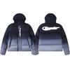 Herren Oversized Kapuzen-Baumwoll-Pufferjacke Mit Besticktem Streetwear Wintermantel