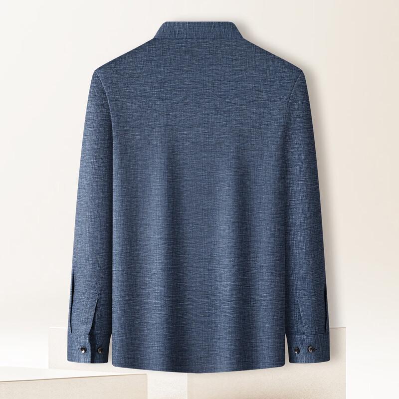 Chemise à carreaux manches longues en soie et cachemire brossé pour homme MONTAGUT