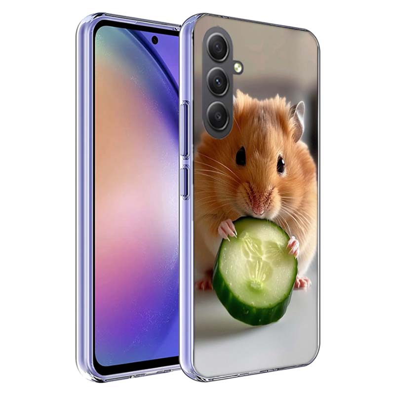 Hamsters With Hats Have Ears Phone Case For Samsung A54 A34 A24 A14 A53 A33 A23 A13 A52S A32 A22 A12 A17 Galaxy A03S A04S A02S A