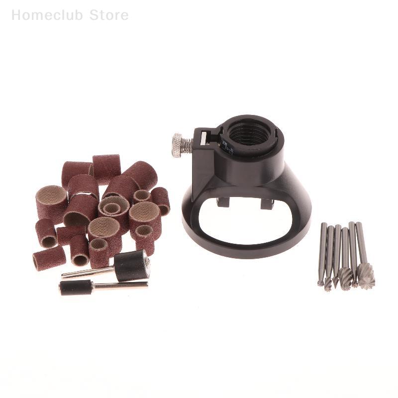 1Set Guide Attachment Twist Drill Bit Rotary Router Milling Cutter Wood Carving Tool Kit Dedicated Locator Woodwork Tool