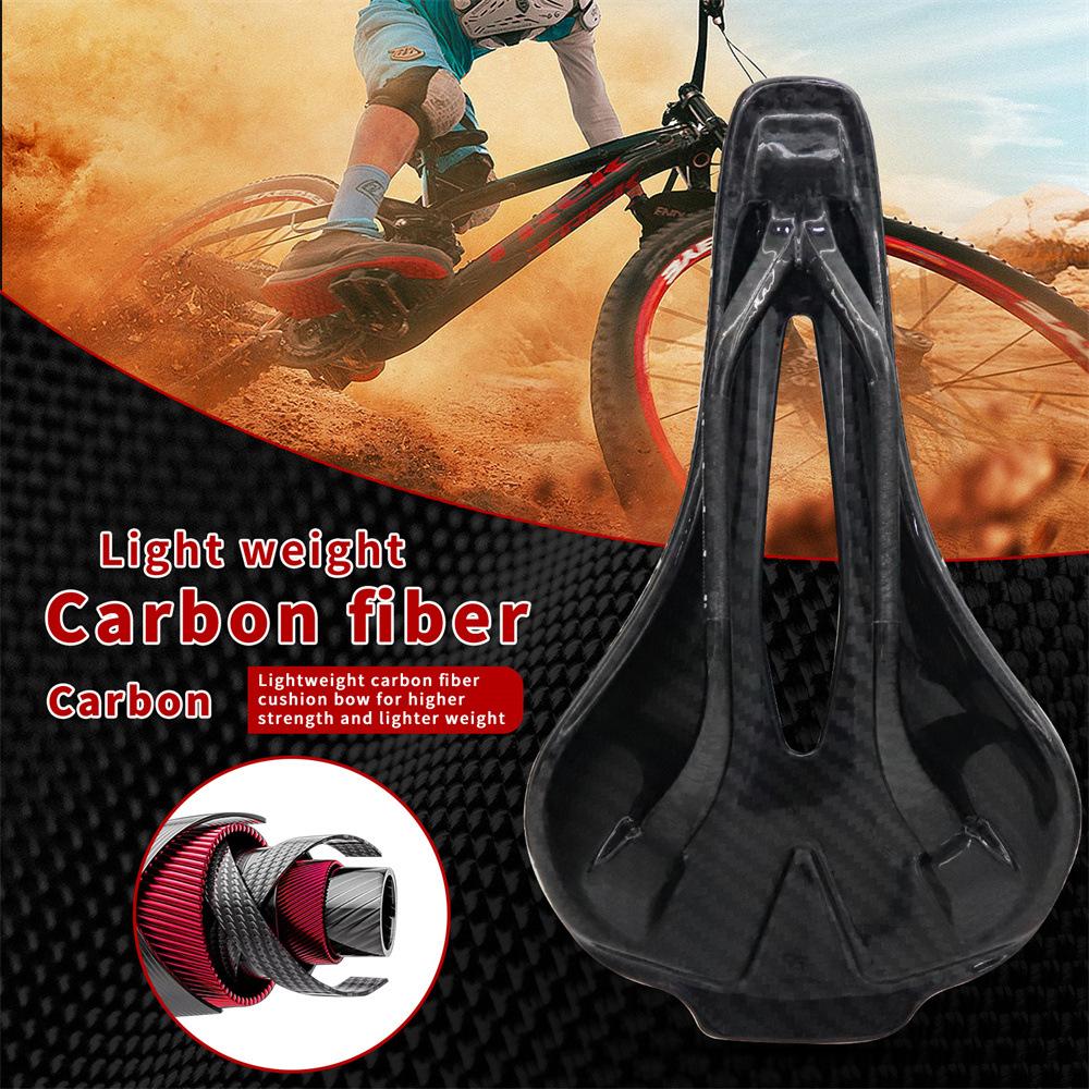 Ultra-Light Full Carbon Fiber Bicycle Seat Mountain Road Bike Saddles