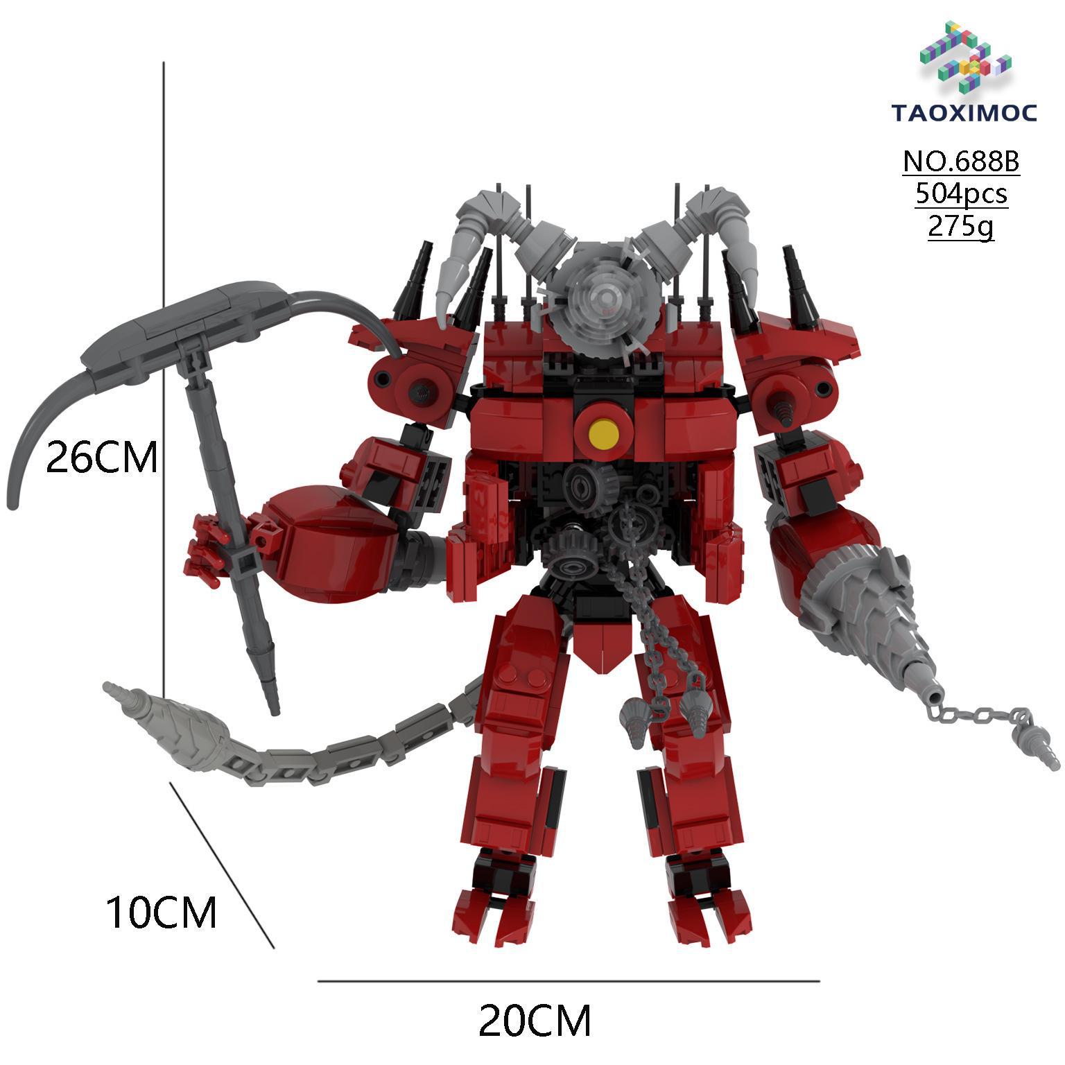 

MOC Titan Clock King 3.0 Детская развивающая игрушка, серия строительных блоков Upgraded Drill King