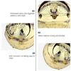 Creative Windproof Metal Ashtray With Lid For Cigar And Cigarettes 1Pc Durable Ash Tray