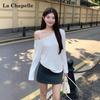 La Chapelle 2025 Women's Oblique Shoulder Long Sleeve T-Shirt