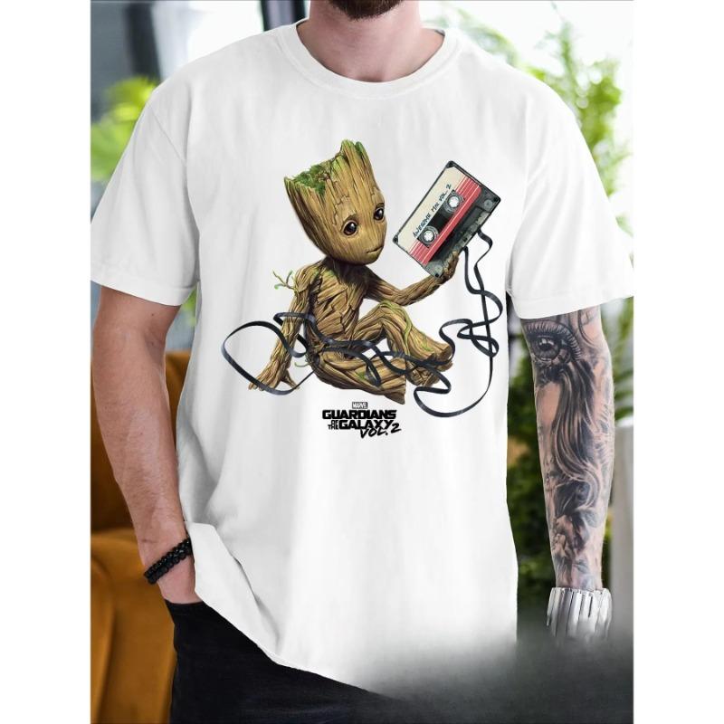 Harajuku T-Shirt Summer Season 5 WSQK The Squawk 94.5 FM Retro Logo Novelty T-Shirts Cotton Casual Plus Size Tee Shirt for Men