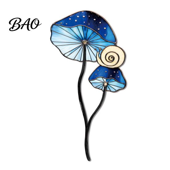 Colorful Yard Stakes Planter Insert Stake, Double-Sided, Flower Pot Decor Metal Garden Decorative Insect Animal Stake for Plant Pots Bed Decoration