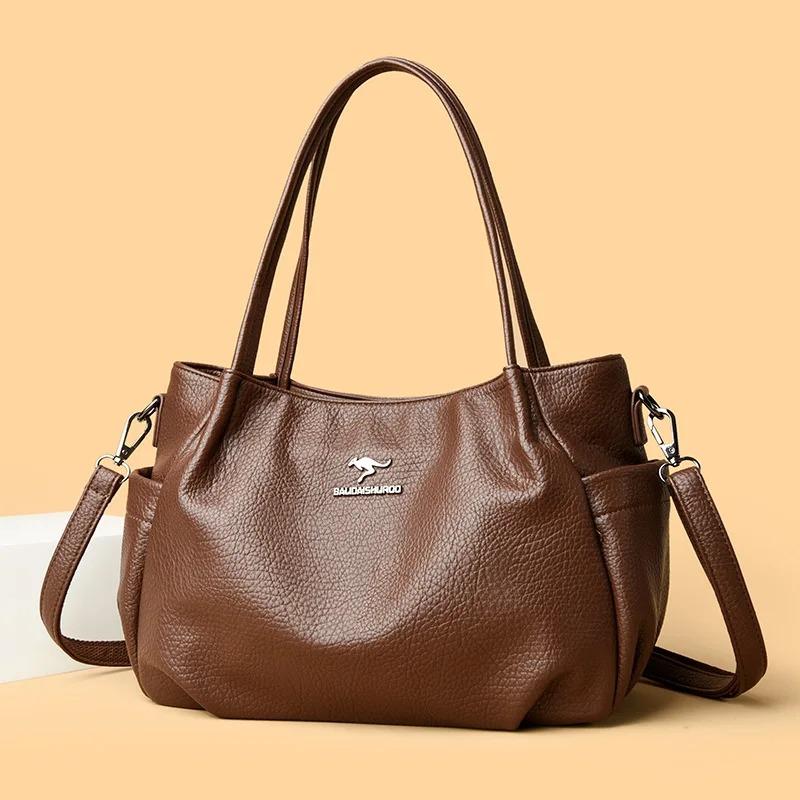 Luxury Women Tote Handbags High-capacity PU Leather Ladies Shoulder Bags High Quality Female Top Handle Messenger Crossbody Bags