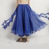 Women Sequins Sun Skirt Show Costumes Dancing Skirt Spanish Skirt Belly Dance Skirt