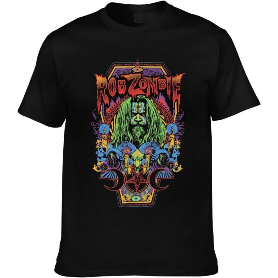 

KKVEE Mens T Shirt Rob Zombie Cotton Tee Short Sleeve T Shirt Undershirts XXXXXL різнокольоровий