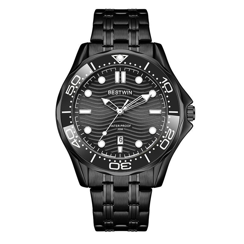 

Модные деловые мужские часы студенческие водонепроницаемые светящиеся модные кварцевые часы