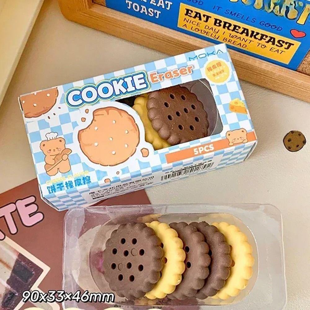NEW Cartoon Fun Snack Eraser Students Stationery Gift Chocolate Shape Eraser School Supplies Eraser