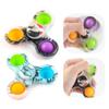 New Strange Decompression Finger Gyro Uv Printing Camouflage Rat Control Pioneer Bubble Music Fingertip Gyro Toy Factory
