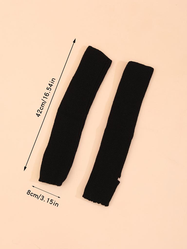 Trendy Girls Long warmer Socks JK Solid Color knee High Socks Dance Yoga Leg Protector Knitted Foot Socks