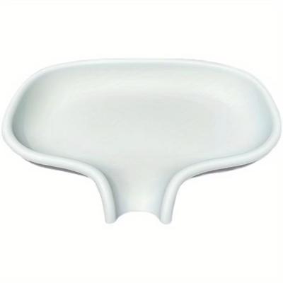 1pc Minimalist Rectangular Soap Dish with Drainage Bathroom Soap Holder Modern and Durable Soap Storage Bathroom Accessory