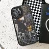 Singer W-WU-T--TANG Phone Case Hard Leather For iPhone 16 15 14 13 12 Mini 11 14 Pro Max Xs X Xr 7 8 Plus Fundas