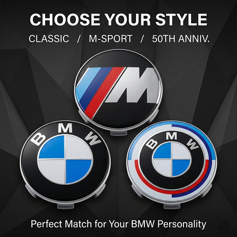 4 stk Bilfelg Senterkopp Emblem Merke Navkapsler Auto Styling For BMW M Performance X3 X5 X6 X1 X4 F20 F30 G20 F31 F34 F10 G30 F11 F25 I3 M3 M4 1 3 5