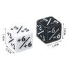 Oleporel 24 Dice Counters, Token Dice, Loyalty Dice, D6 Dice, White +1/+1 and Black -1/-1, Compatible with Magic, MTG, CCG, and Card Game Accessories