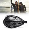 Folding Fly Fishing Dip Net, Aluminum Alloy Fishing Hand Dip Net, Fast Folding, Portable 