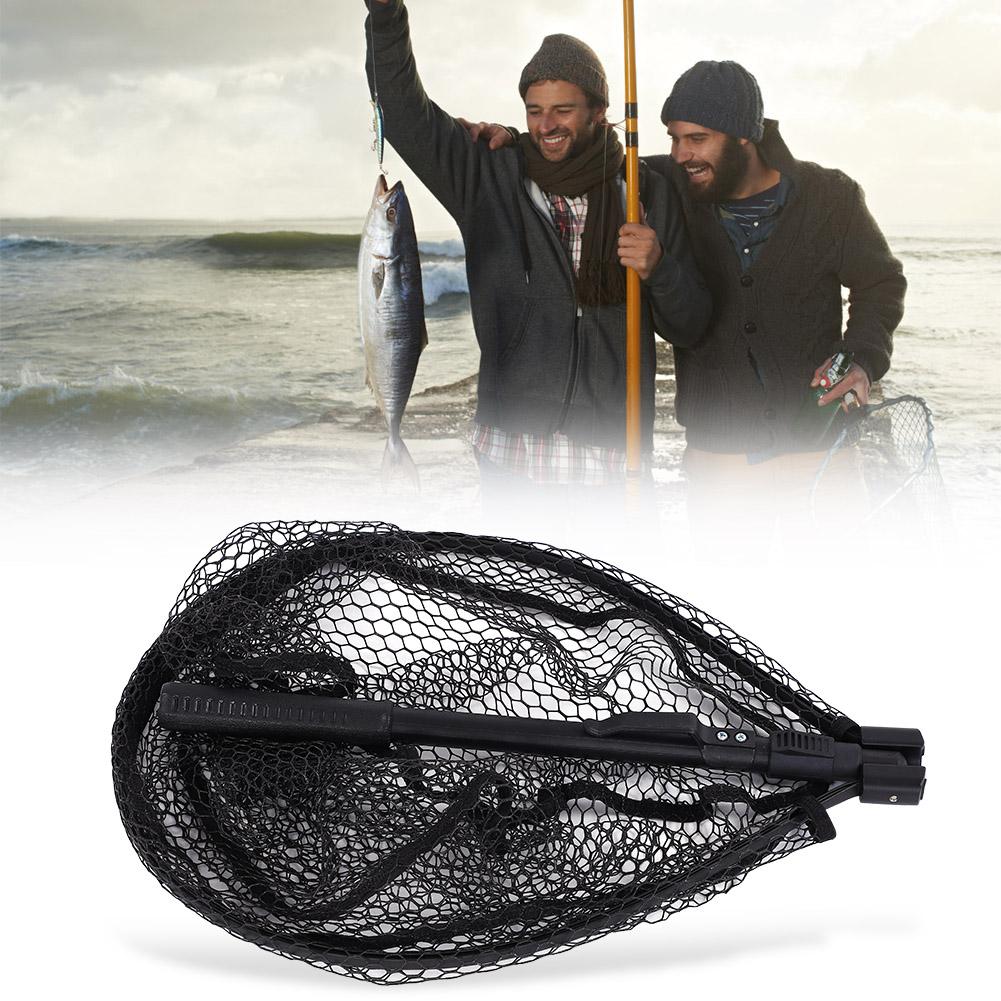 Folding Fly Fishing Dip Net, Aluminum Alloy Fishing Hand Dip Net, Fast Folding, Portable