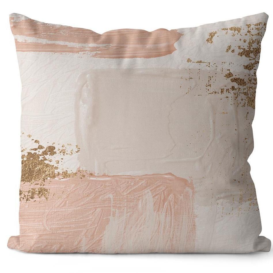 

Розовая абстрактная масляная живопись наволочка принт белыми нитками летняя домашняя на диван чехол для подушки 45 * 45CM (excluding pillow core)