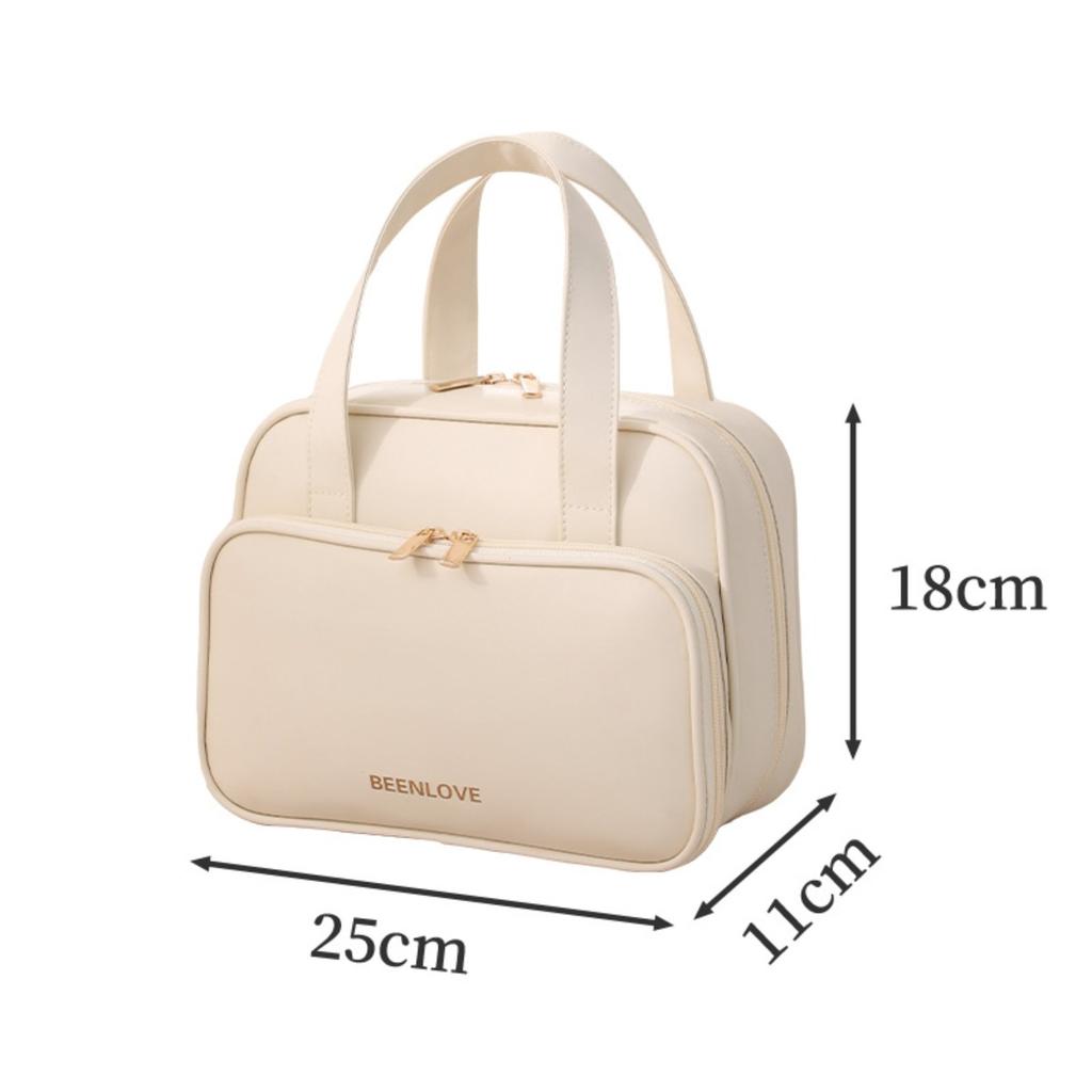 Handheld Square Wash Bag, Travel Cosmetics Storage Bag, Waterproof Makeup Bag, Large Capacity